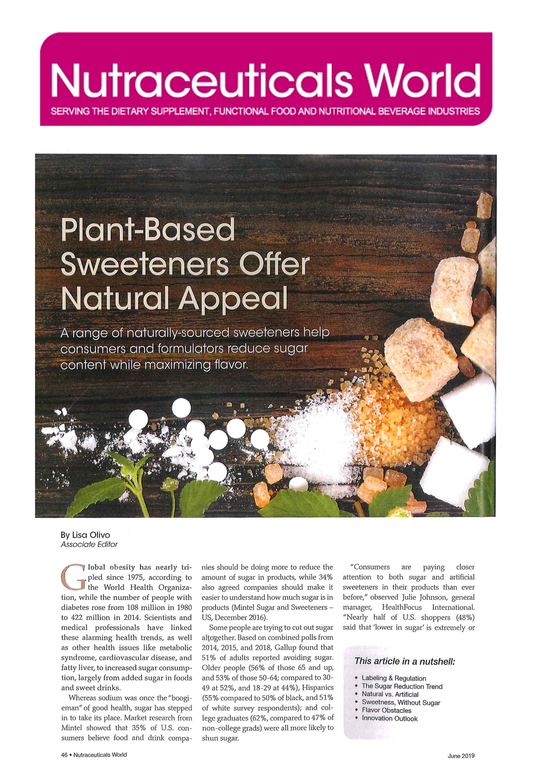 Public Relations article
