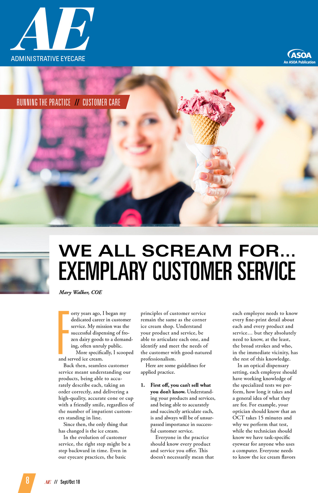 Public Relations article