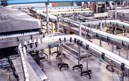 industrial automation automated dairy machine line